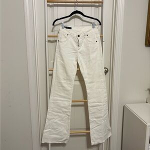 Citizens Of Humanity White Flare Jeans